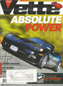 VETTE 2011 JUNE - LINGENFELTER VETTES, C4 STEERING, 08 PACE CAR*